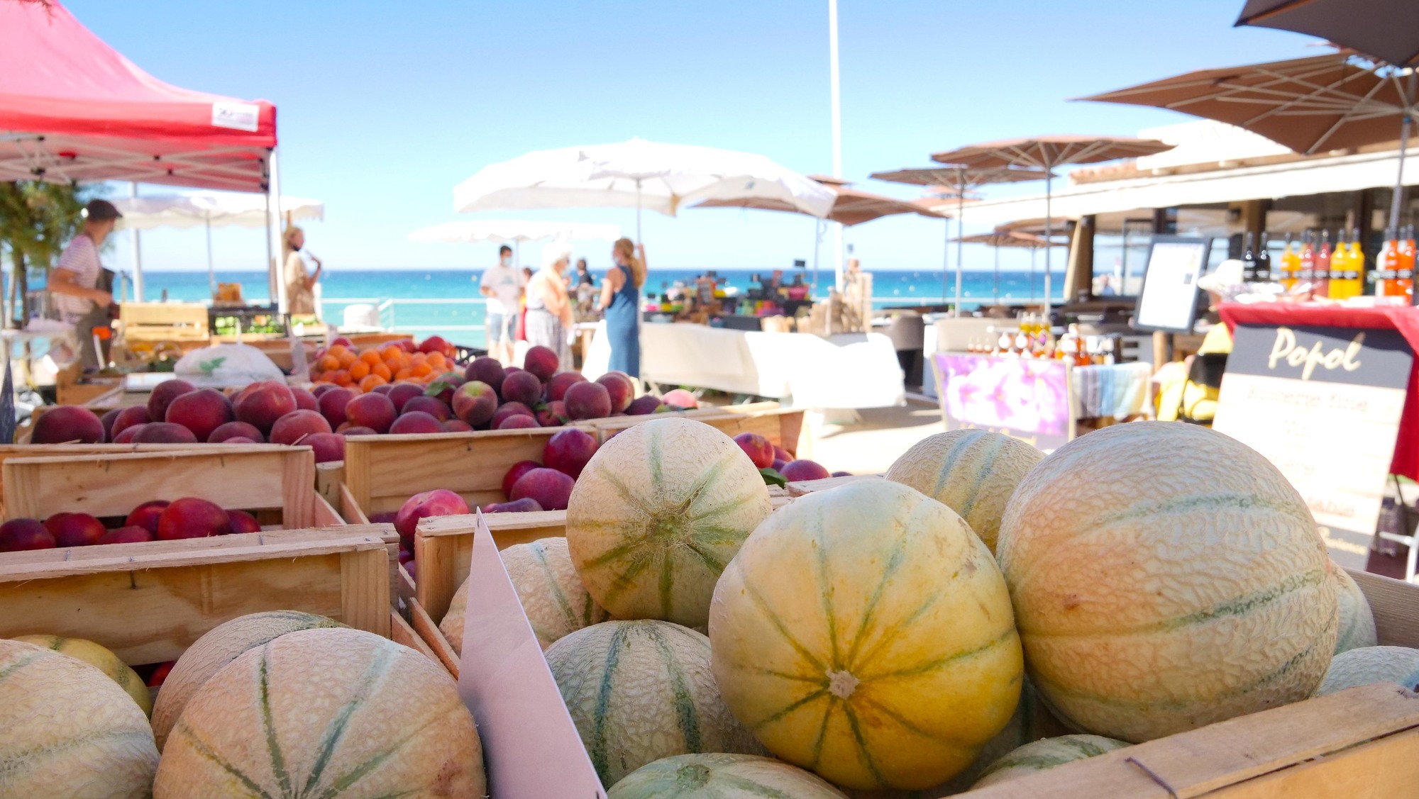 Marché Saint Cyr les pieds dans l’eau