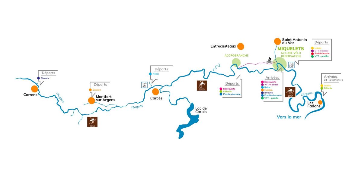 Natur’Evasion parcours Argens