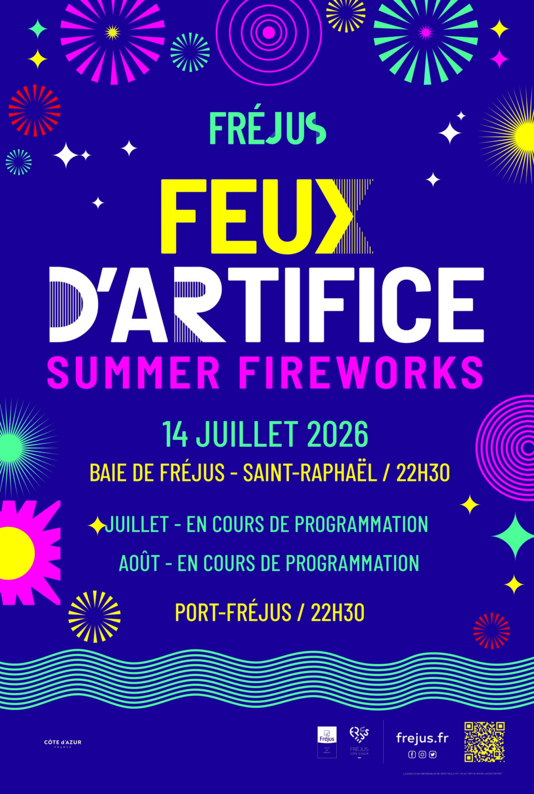 Feux d’artifice du 14 juillet Fréjus / Saint-Raphaël_Fréjus