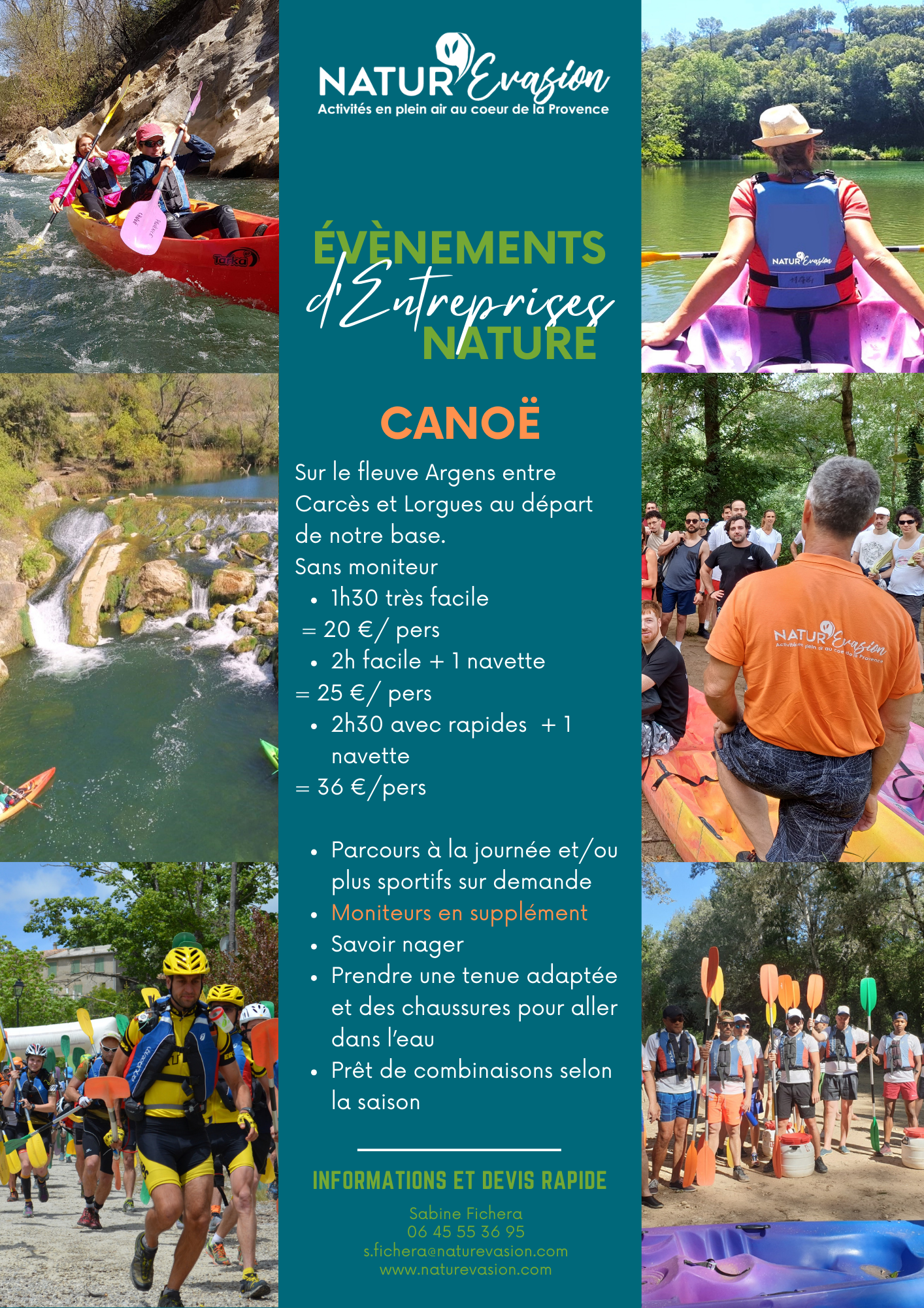 Séminaire canoë Argens