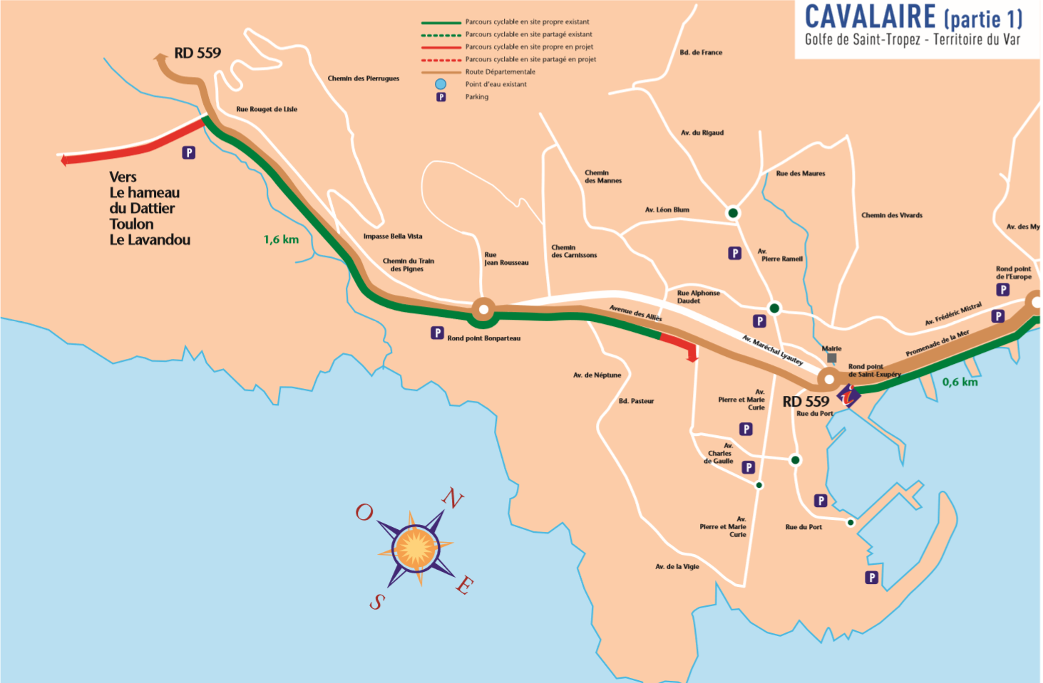 Plan vélo Cavalaire – partie 1