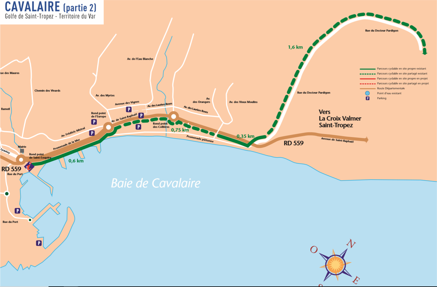 Plan vélo Cavalaire – partie 2