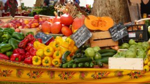 The Sablettes market
